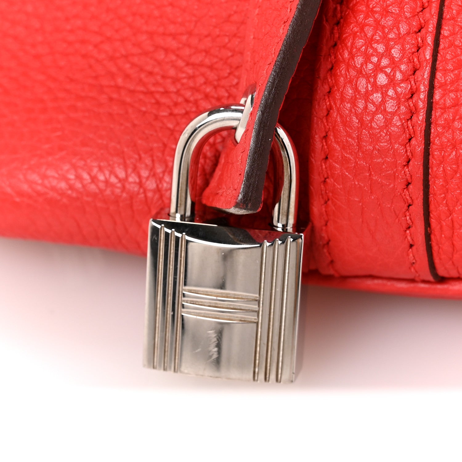 Hermes Taurillon Clemence Picotin Lock 18 PM Rouge Tomate 11 of 14