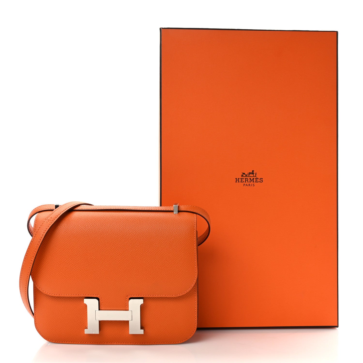Hermes Epsom Constance 18 Orange 11 of 11