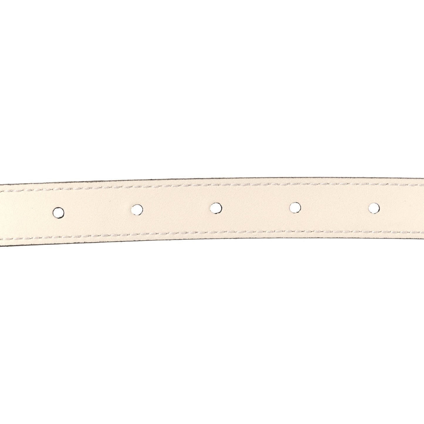 Calfskin Double G 20mm Belt 85 34 Mystic White