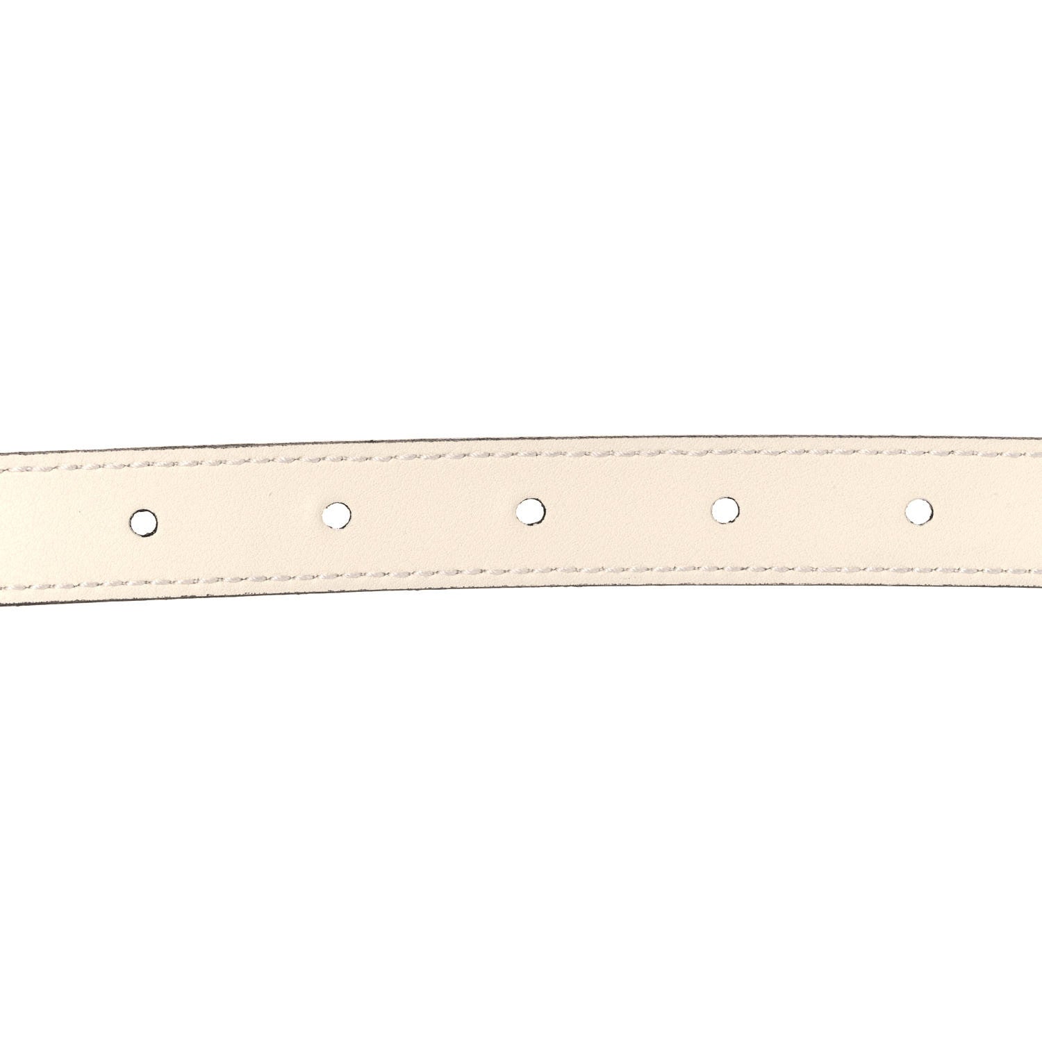 Gucci Calfskin Double G 20mm Belt 85 34 Mystic White 4 of 6
