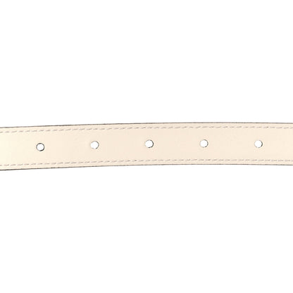 Gucci Calfskin Double G 20mm Belt 85 34 Mystic White 4 of 6