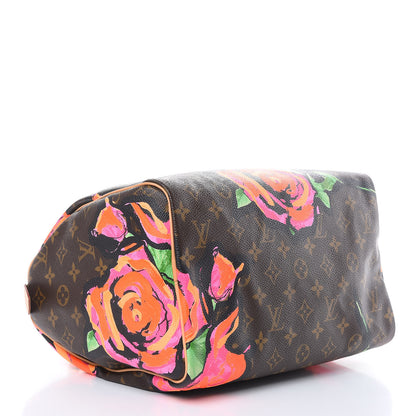 Louis Vuitton Monogram Roses Speedy 30 4 of 12