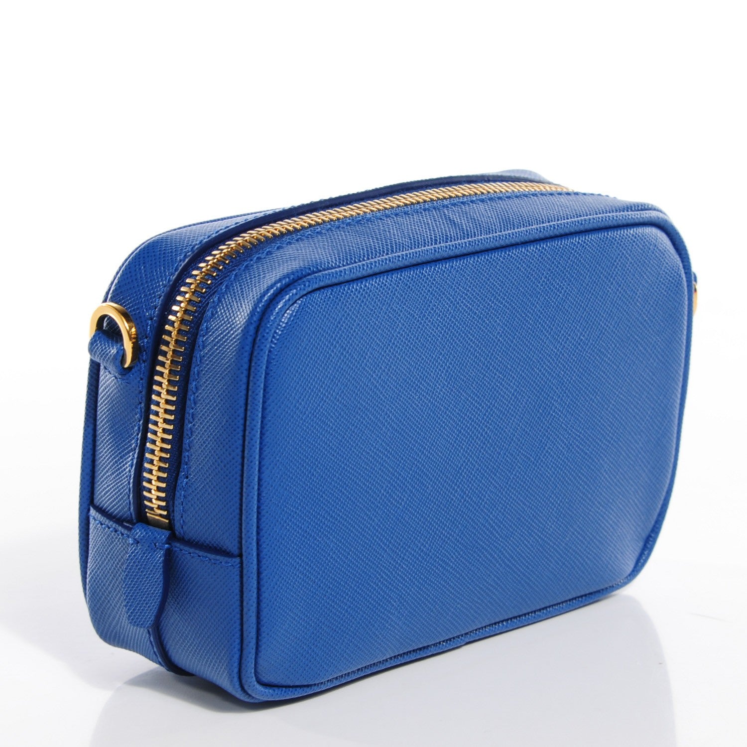 Prada Saffiano Mini Camera Crossbody Azzurro 4 of 10