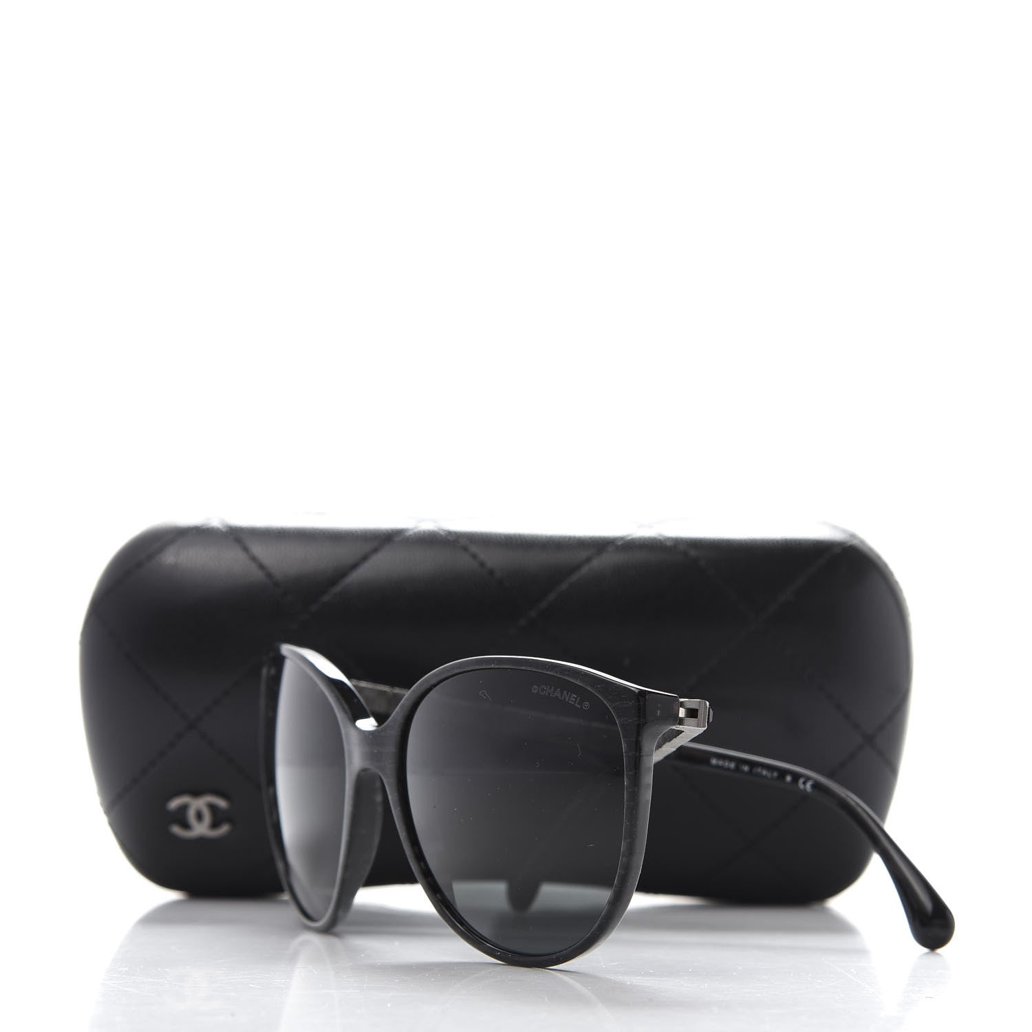 Chanel Crystal CC Sunglasses 5306 Black 8 of 8
