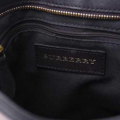 Burberry Haymarket Check Hartham Shoulder Bag Chocolate 8 of 13