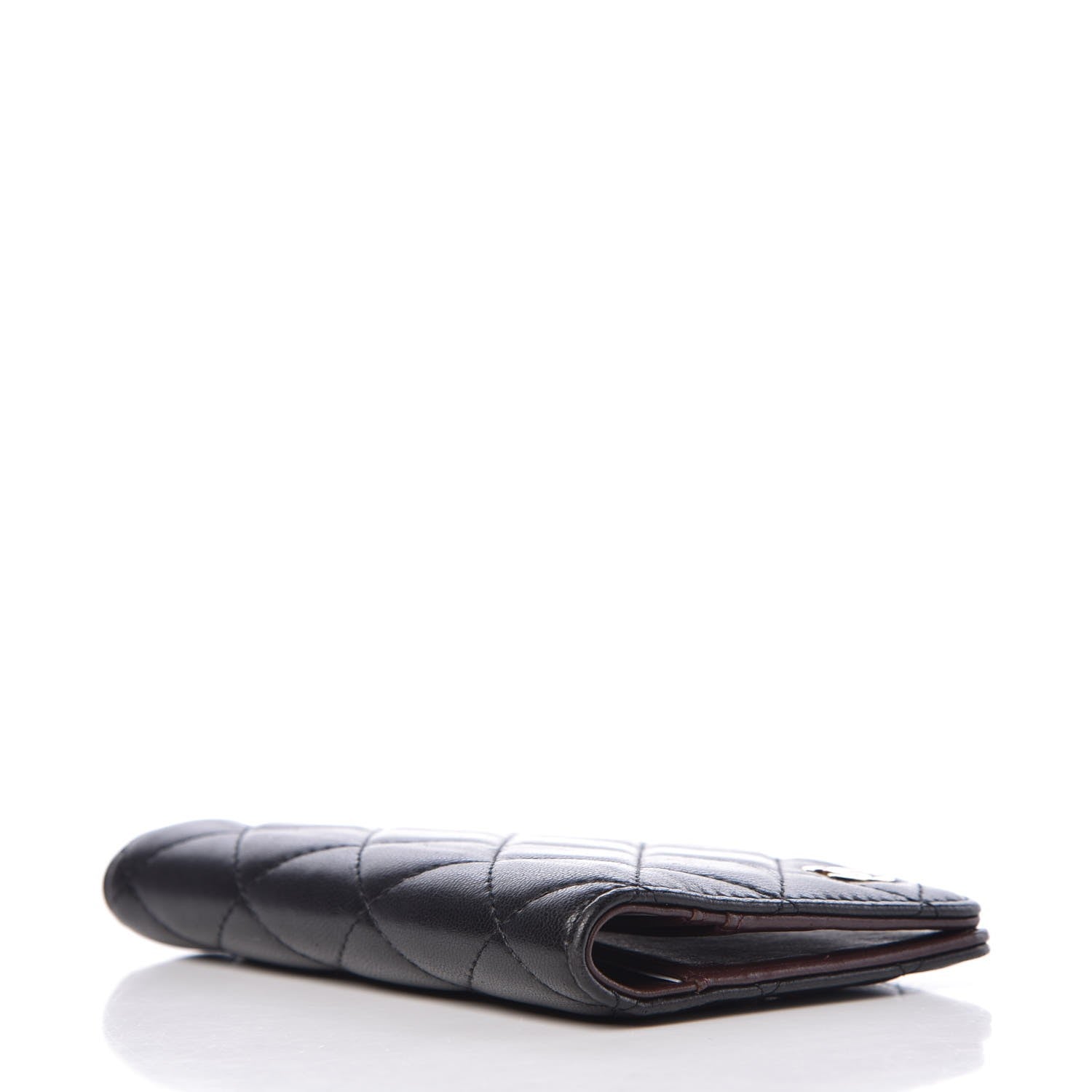 Chanel Lambskin Quilted Passport Holder Black 4 of 9