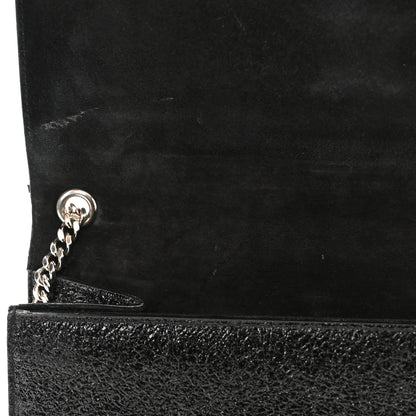 Saint Laurent Metallic Sparkle Calfskin Medium Monogram Kate Satchel Black 13 of 13