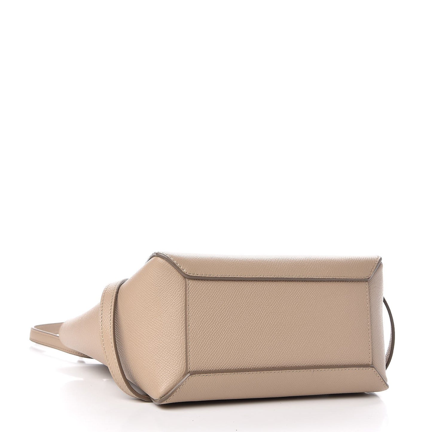 Grained Calfskin Nano Belt Bag Light Taupe