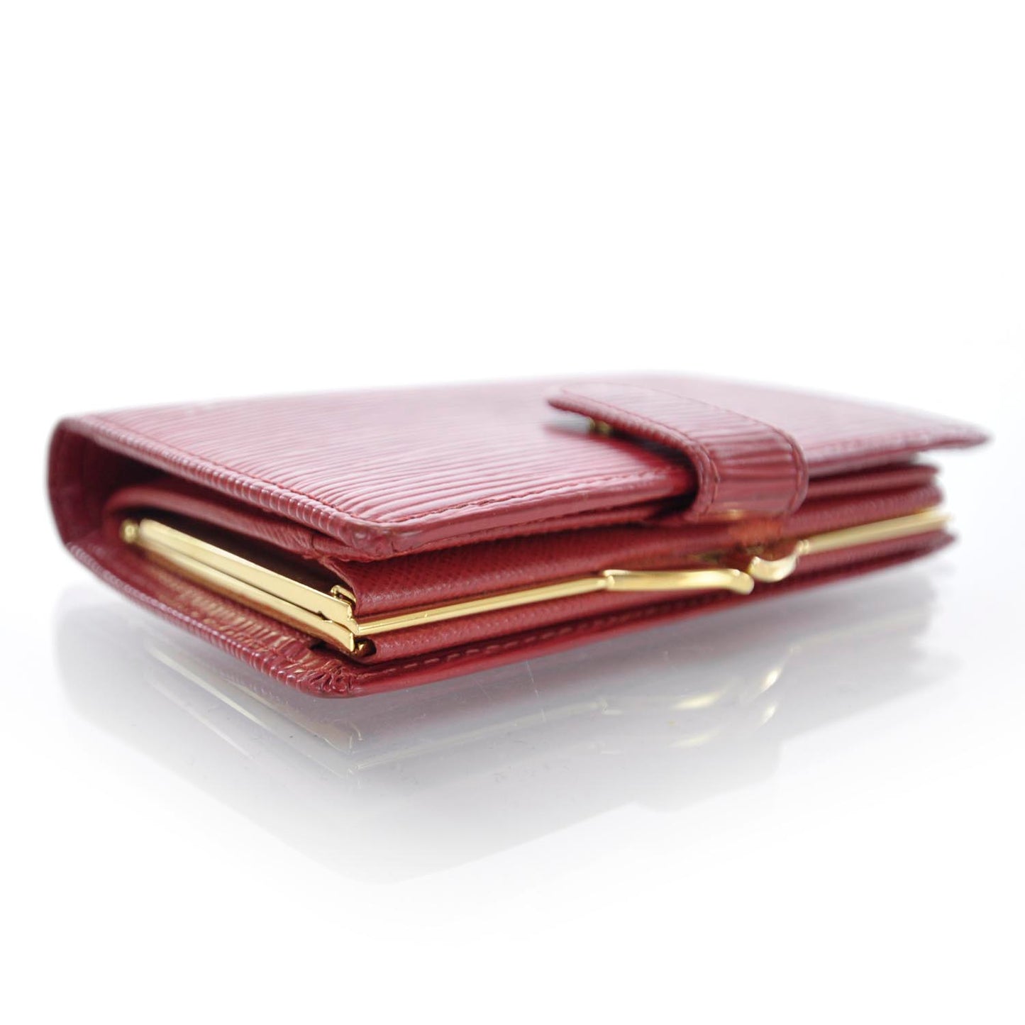 Epi French Purse Wallet Rouge