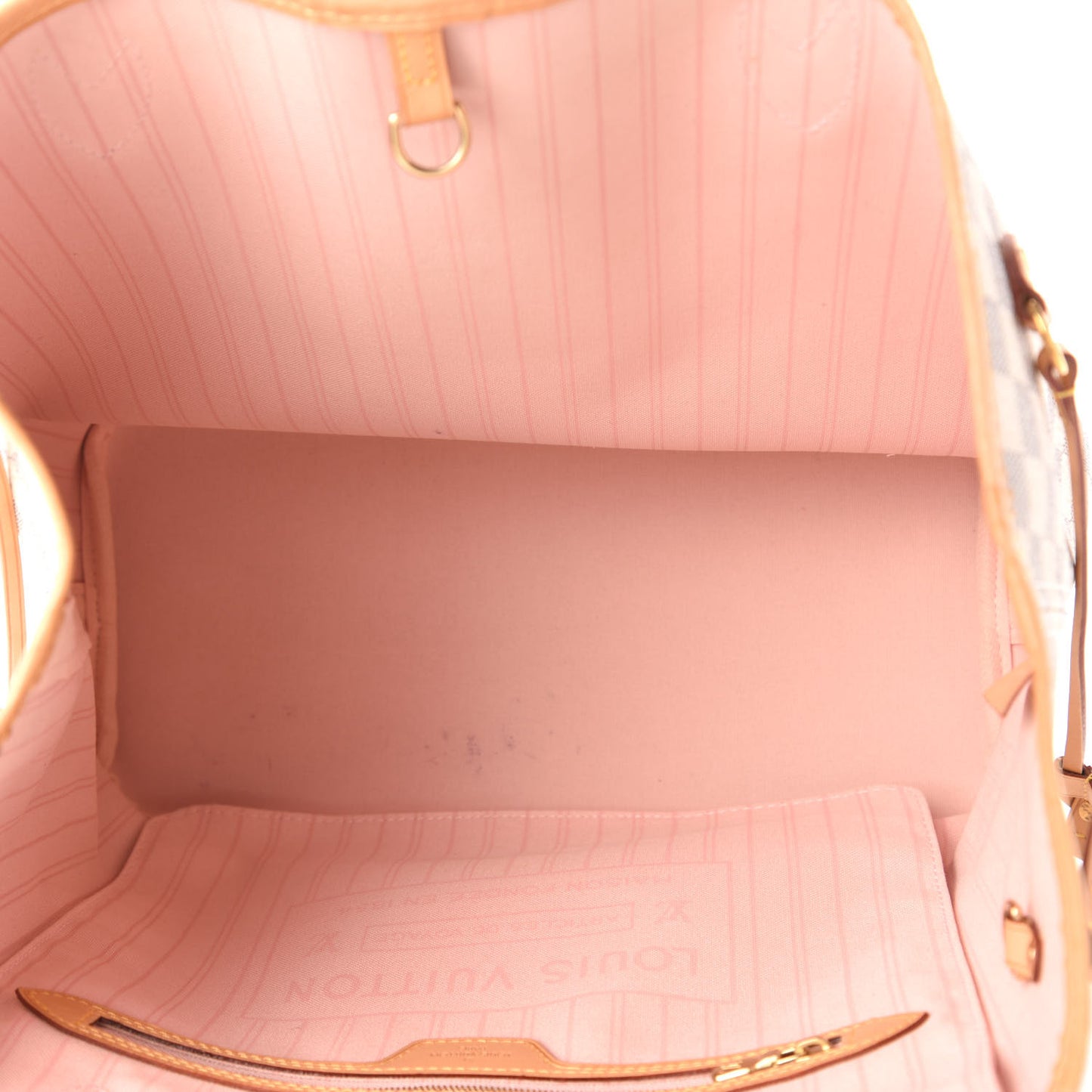 Damier Azur Neo Neverfull MM Rose Ballerine