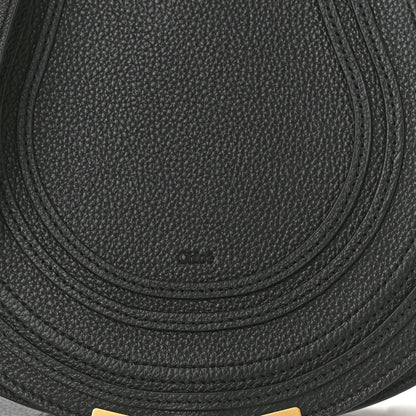Chloe Calfskin Medium Marcie Round Crossbody Bag Black 8 of 11