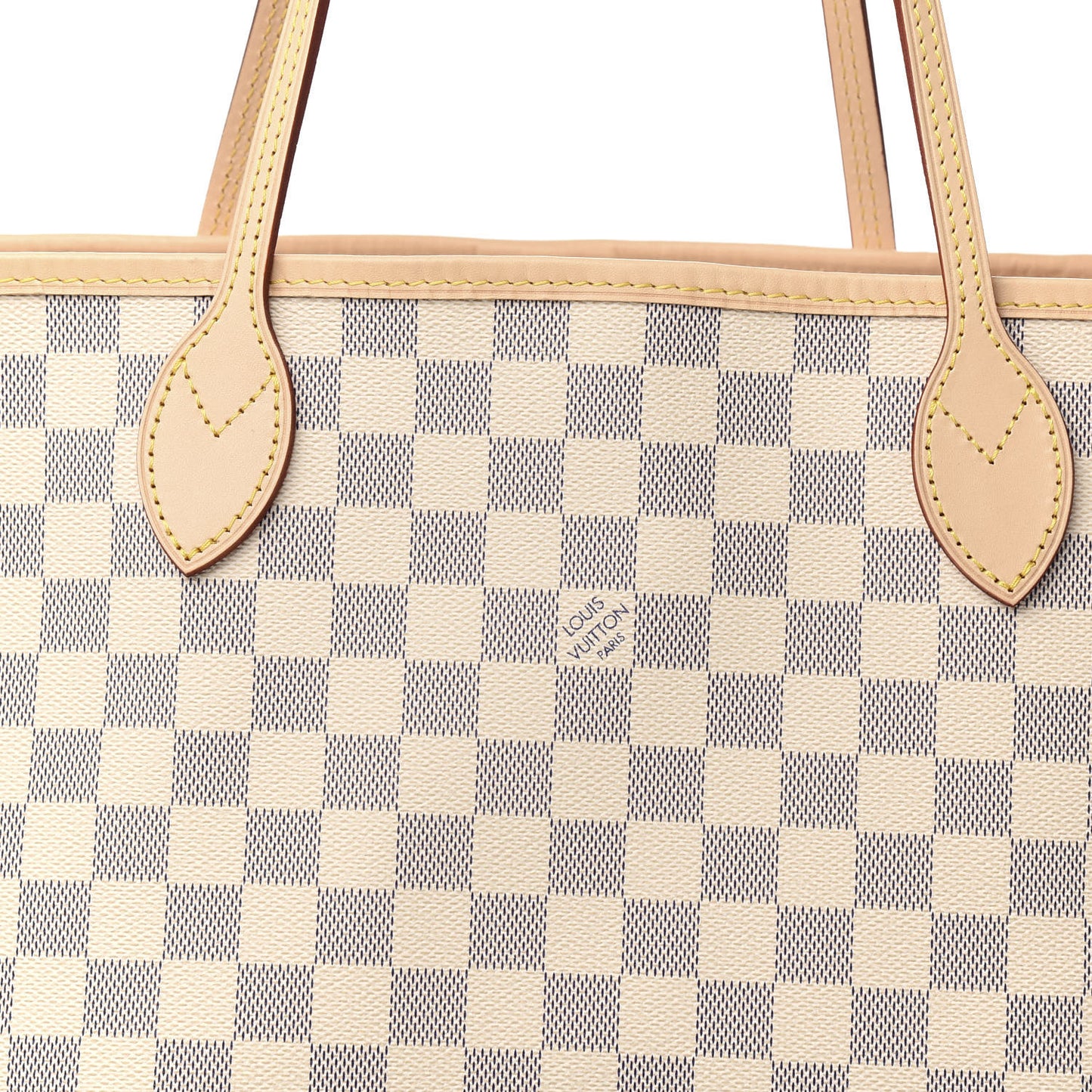 Damier Azur Neo Neverfull MM Rose Ballerine