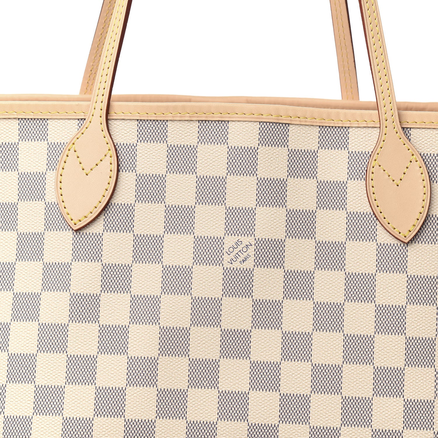 Louis Vuitton Damier Azur Neo Neverfull MM Rose Ballerine 10 of 10
