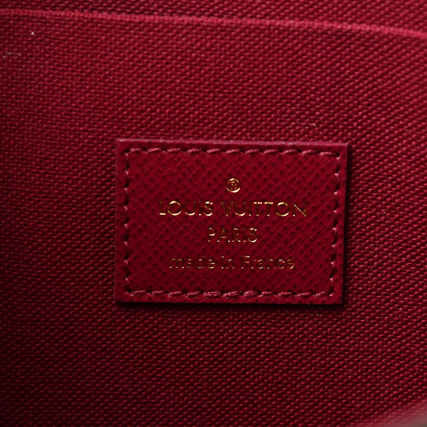 Monogram Pochette Felicie Chain Wallet Fuchsia