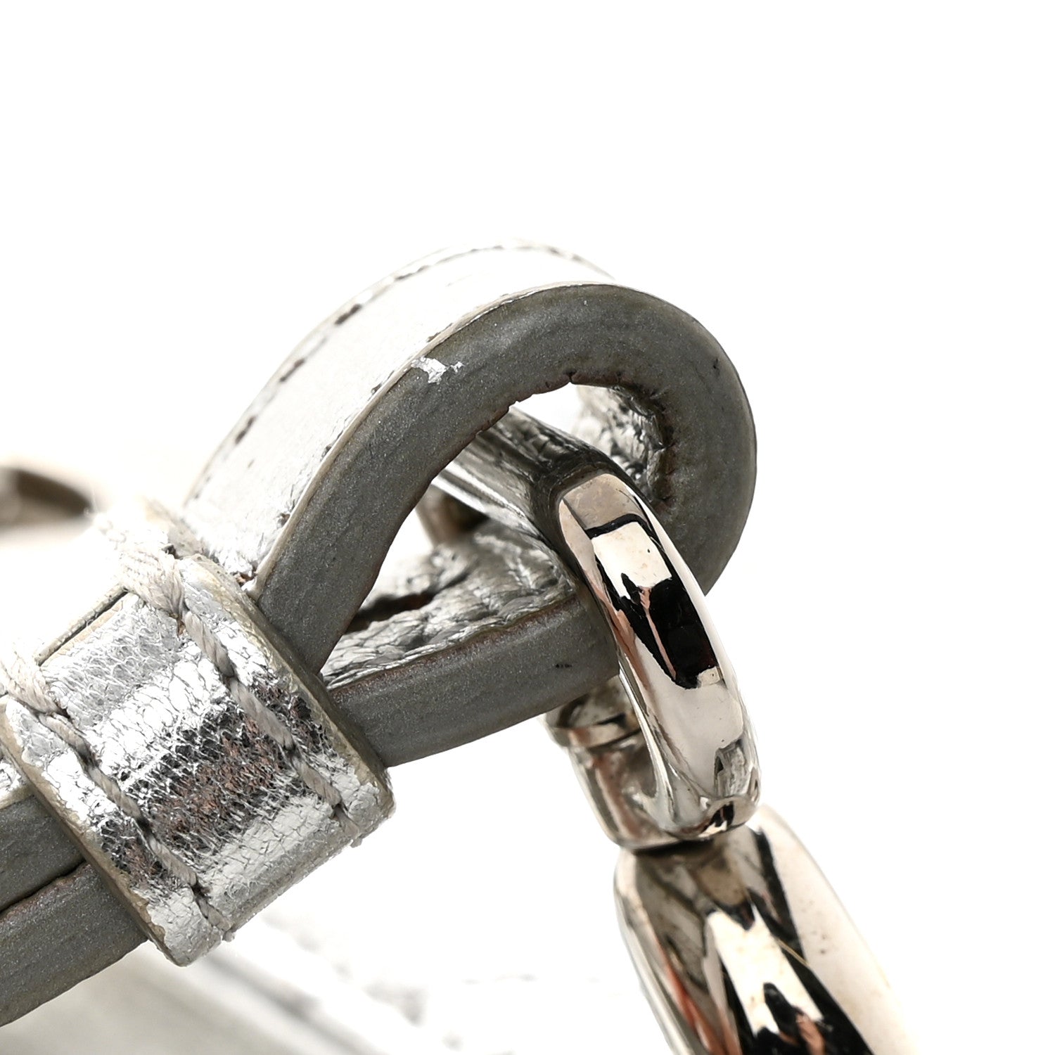Christian Dior Metallic Grained Calfskin Cannage Small Lucky Badges My Lady Dior Silver 14 of 15