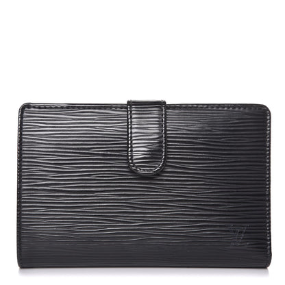 Louis Vuitton Epi French Purse Wallet Black 1 of 9