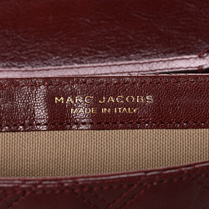 Marc Jacobs Lacquered Lambskin Baroque The Medium Single Flap Bordeaux 6 of 11