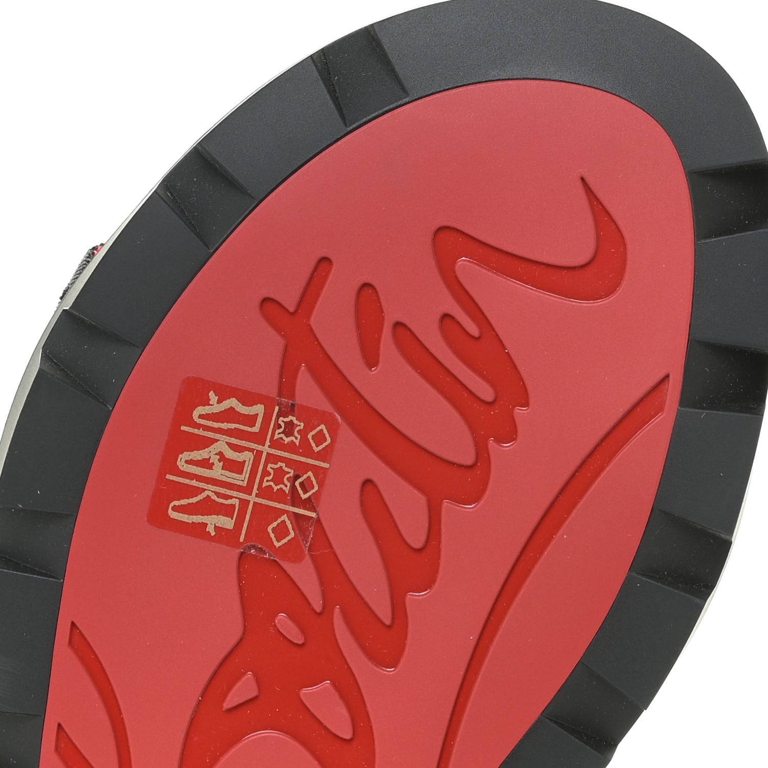 Christian Louboutin Calfskin Velcrissimo Flat Sandals 38.5 Black 7 of 15