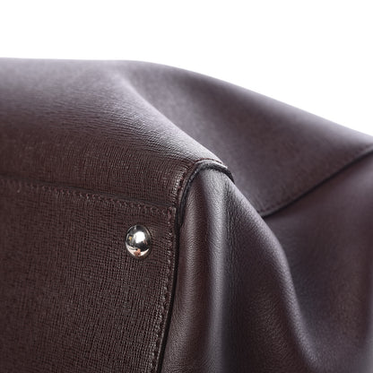 Fendi Vitello Elite Regular 2Jours Tote Caffe Noir 20 of 22