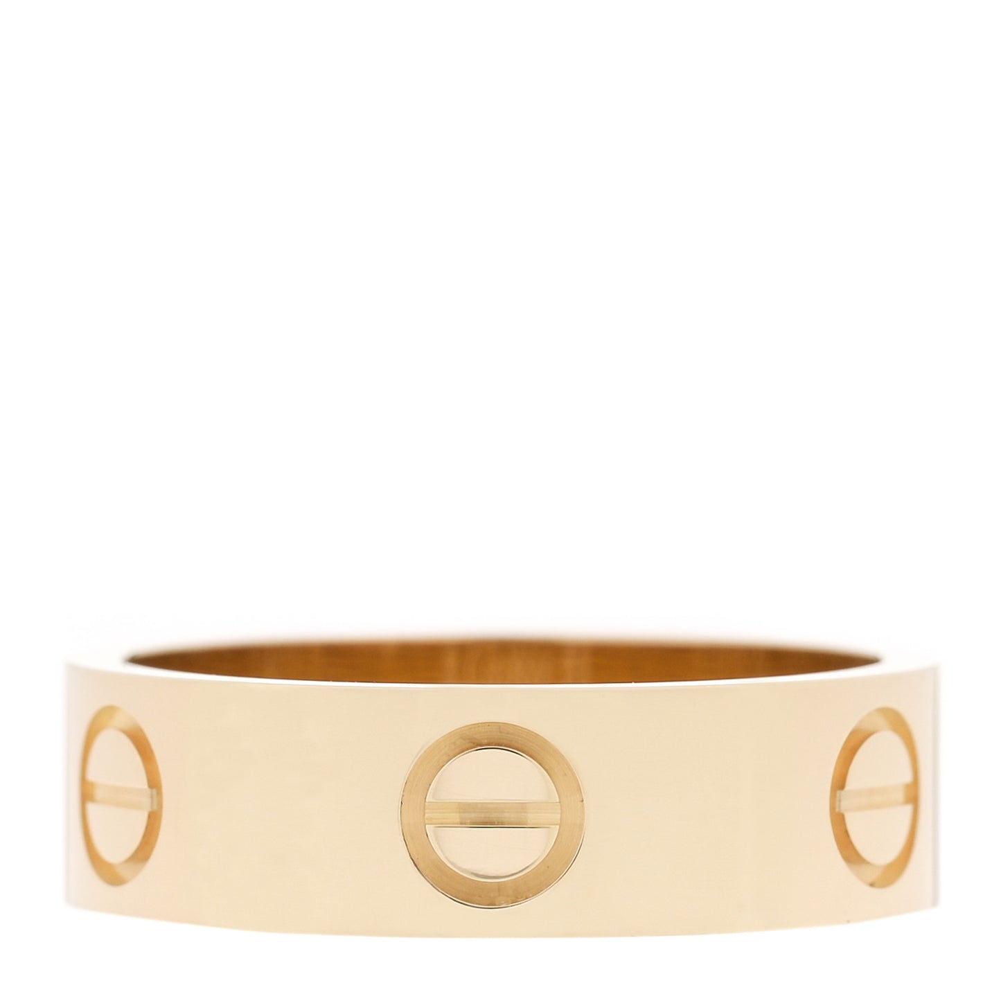 18K Yellow Gold 5.5mm LOVE Ring 53 6.5