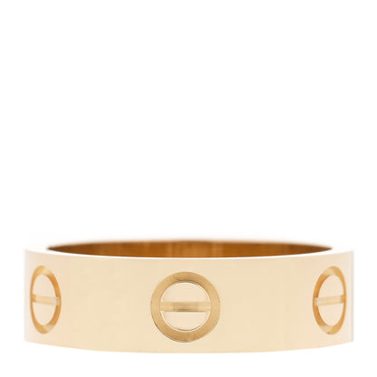 Cartier 18K Yellow Gold 5.5mm LOVE Ring 53 6.5 3 of 6