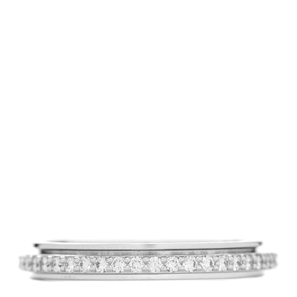 Piaget 18K White Gold Diamond .35ctw Possession Wedding Band Ring 50 5.25 1 of 5