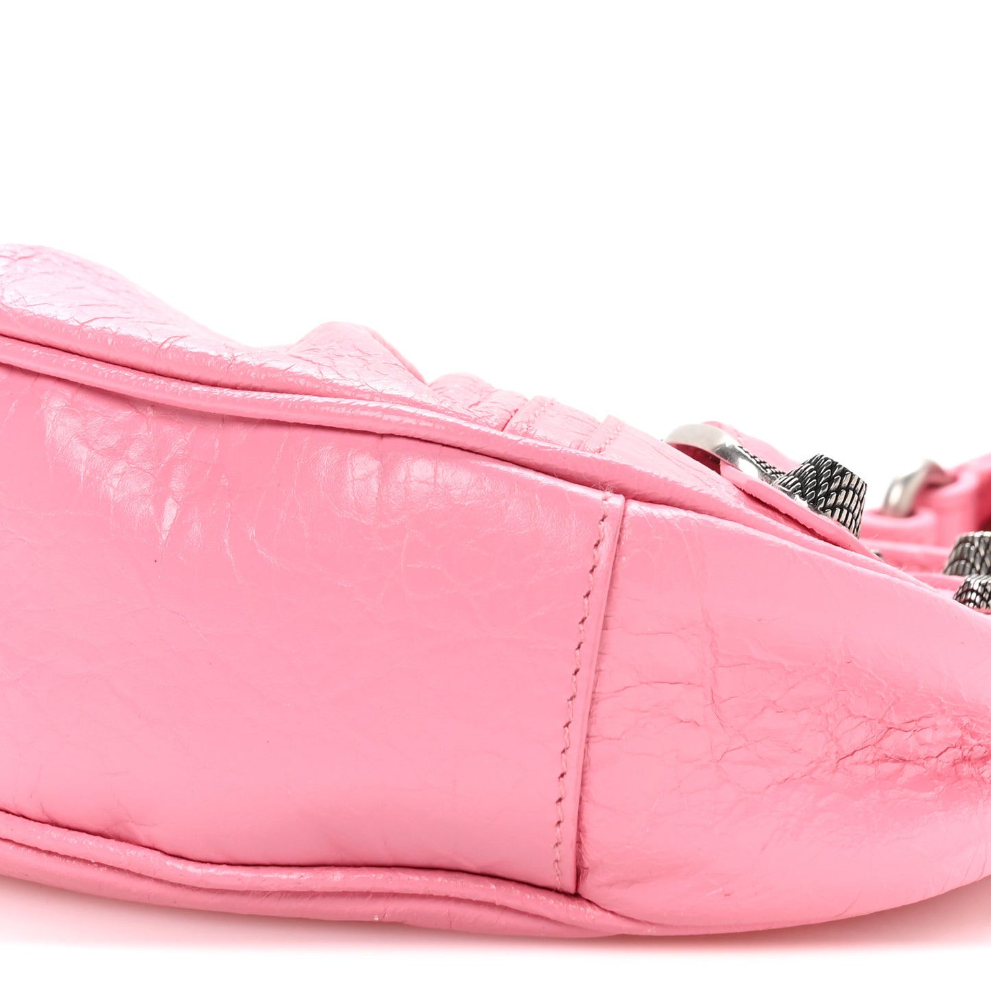 Agneau Arena Le Cagole Shoulder Bag XS Candy Pink