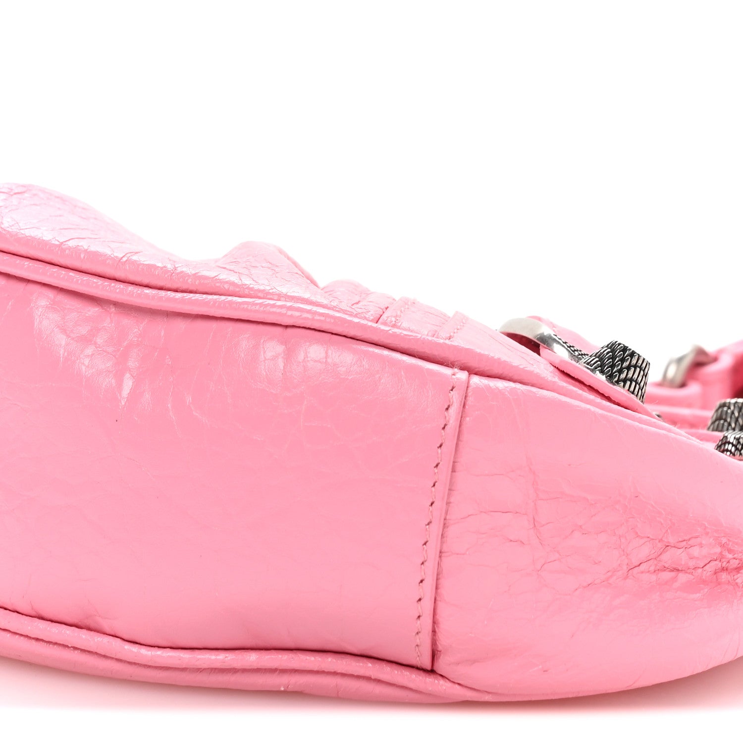 Balenciaga Agneau Arena Le Cagole Shoulder Bag XS Candy Pink 11 of 12