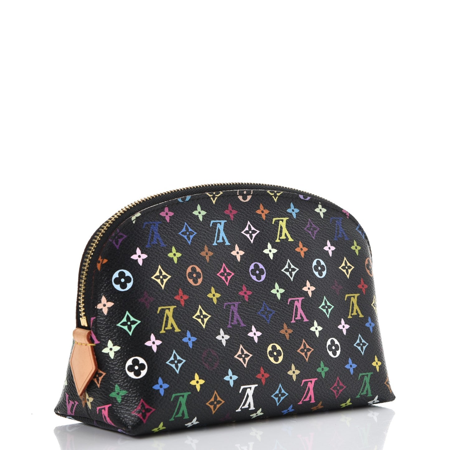 Monogram Multicolor Cosmetic Pouch Black Grenade