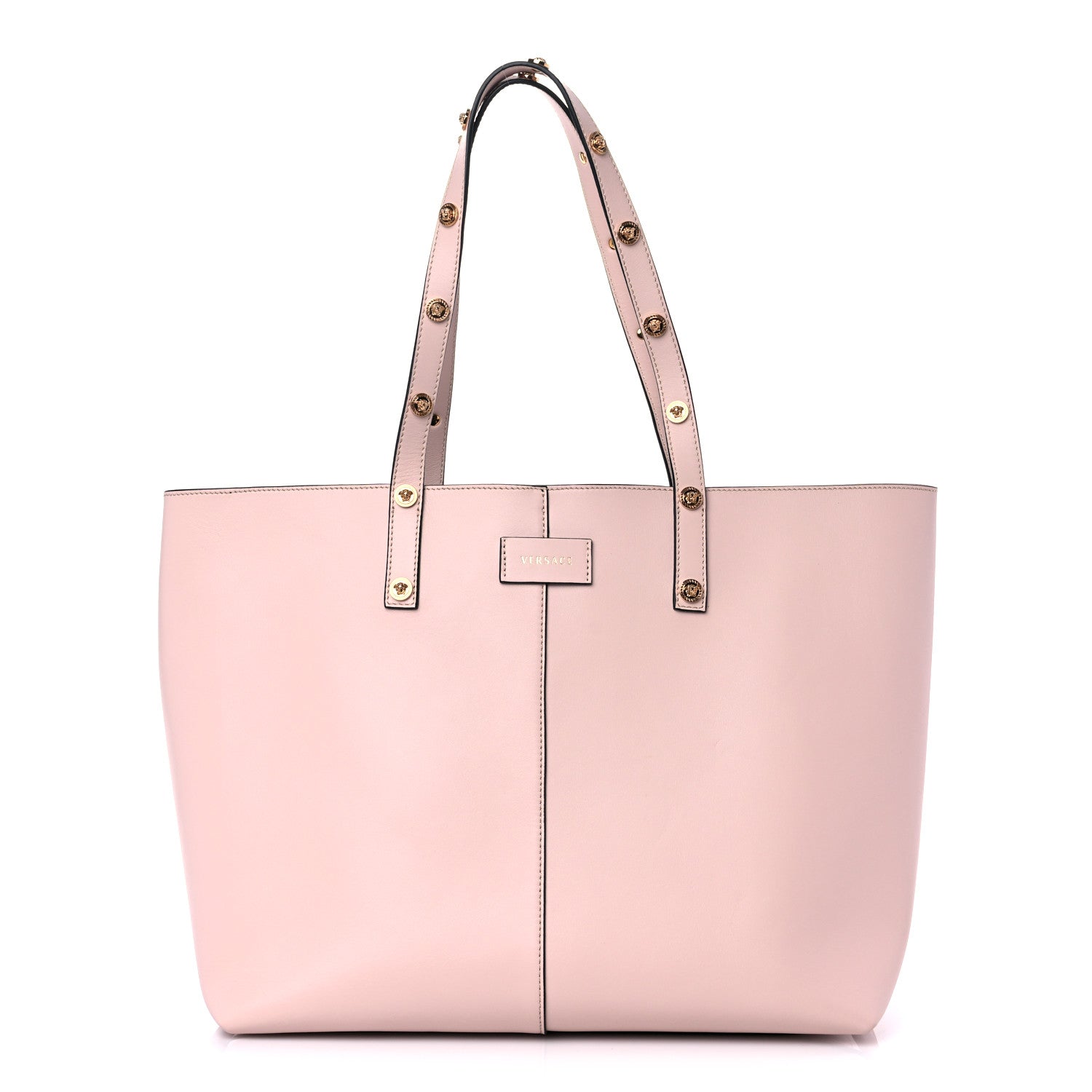 Versace Calfskin Palazzo Tote Light Pink 3 of 14