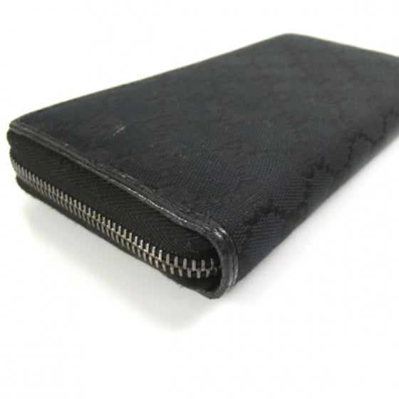 Gucci Black Signature Monogram GG Wallet 5 of 8