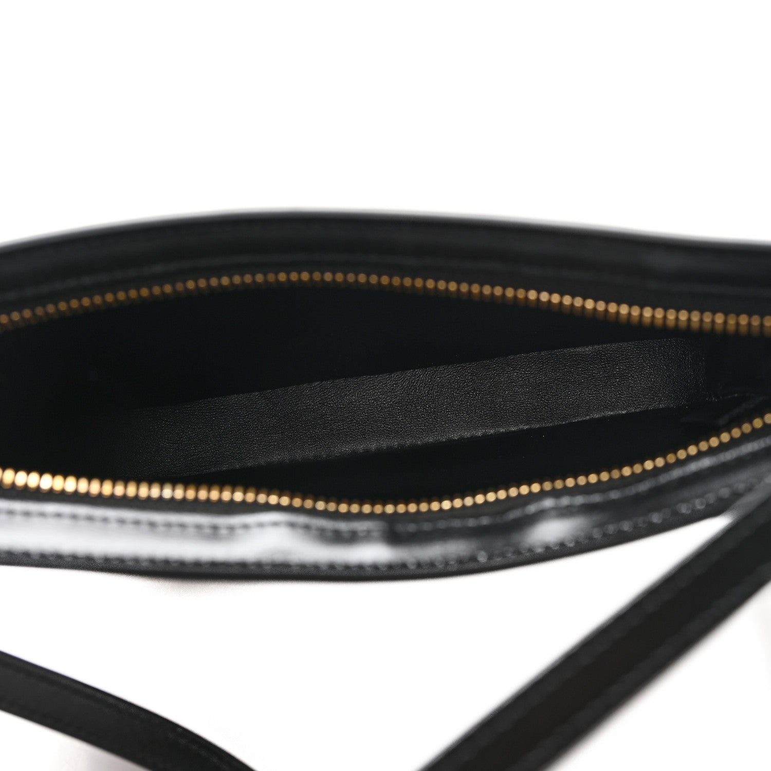 Celine Shiny Calfskin Medium Croque Bag Black 5 of 9