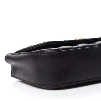 Versace Nappa Quilted Virtus Evening Bag Black 6 of 11