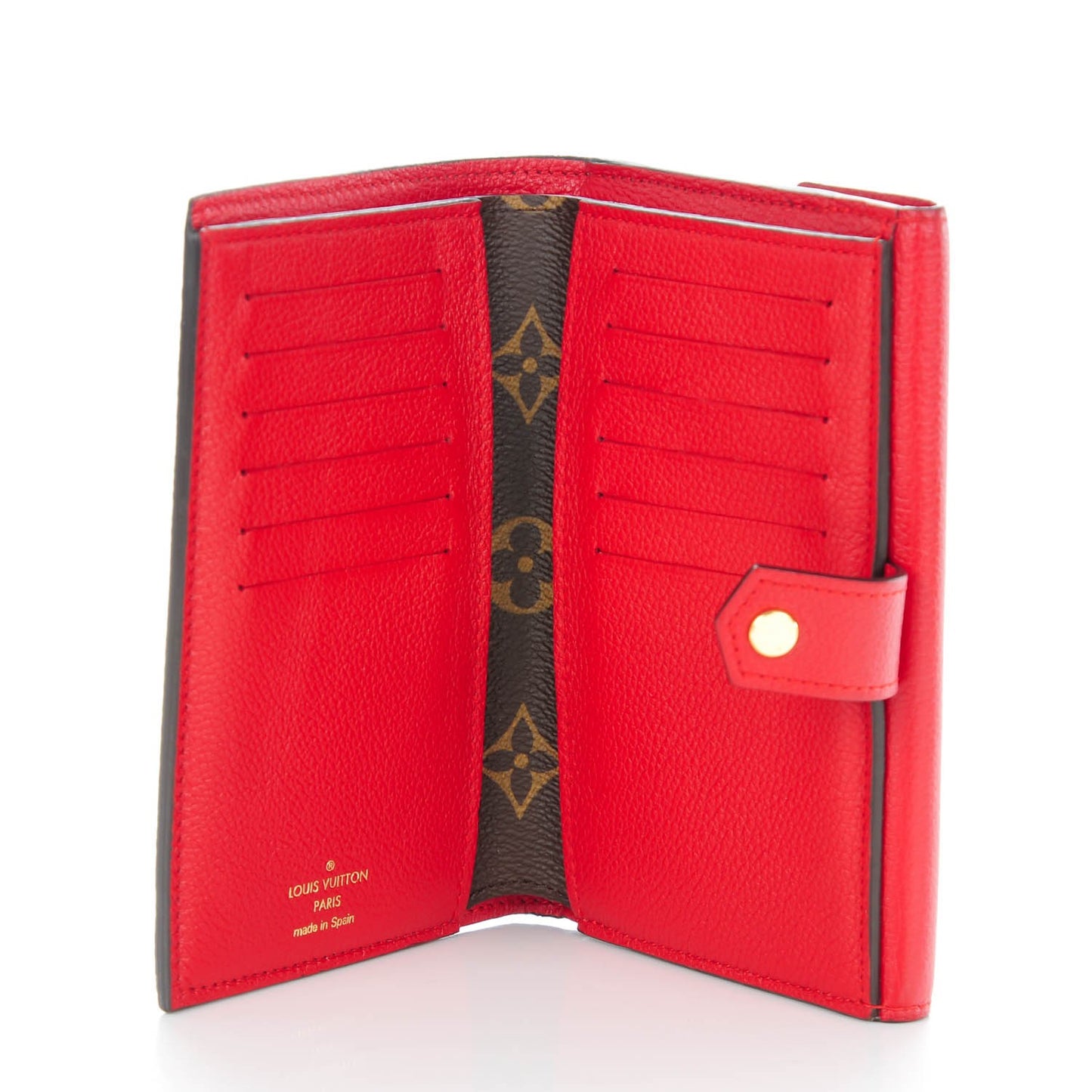 Monogram Pallas Compact Wallet Cherry