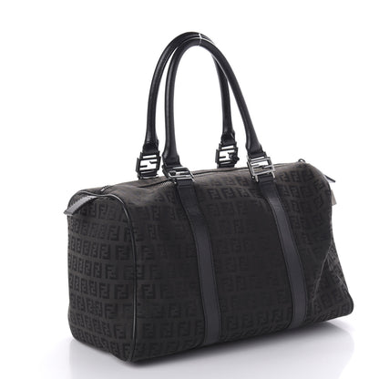 Fendi Zucchino Vitello Boston Black 3 of 12