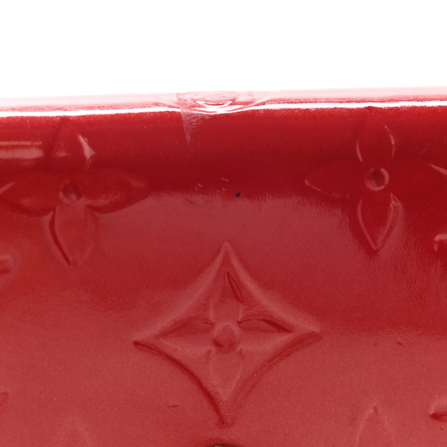 Vernis Porte Tresor International Wallet Pomme D'Amour