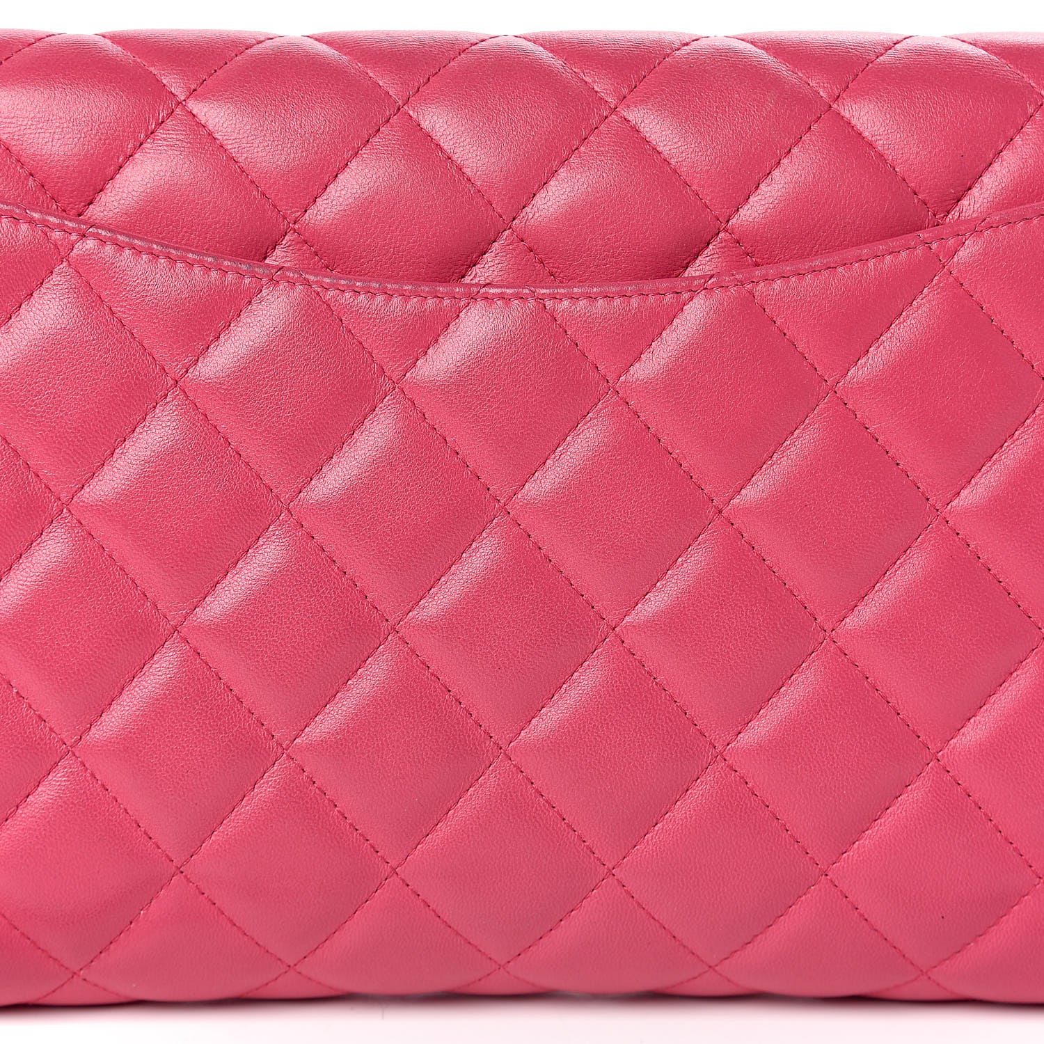 Chanel Lambskin Quilted Clutch With Chain Flap Pink 11 of 18