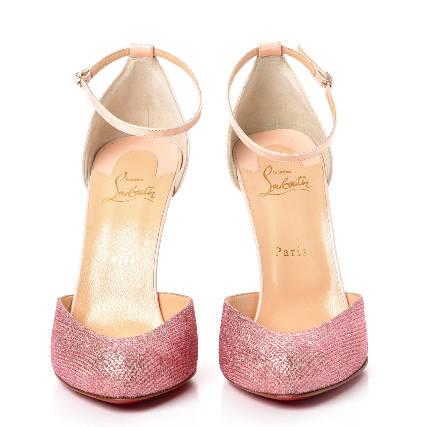Glitter Fabric Patent Dollyla 100 Pumps 41 Poudre