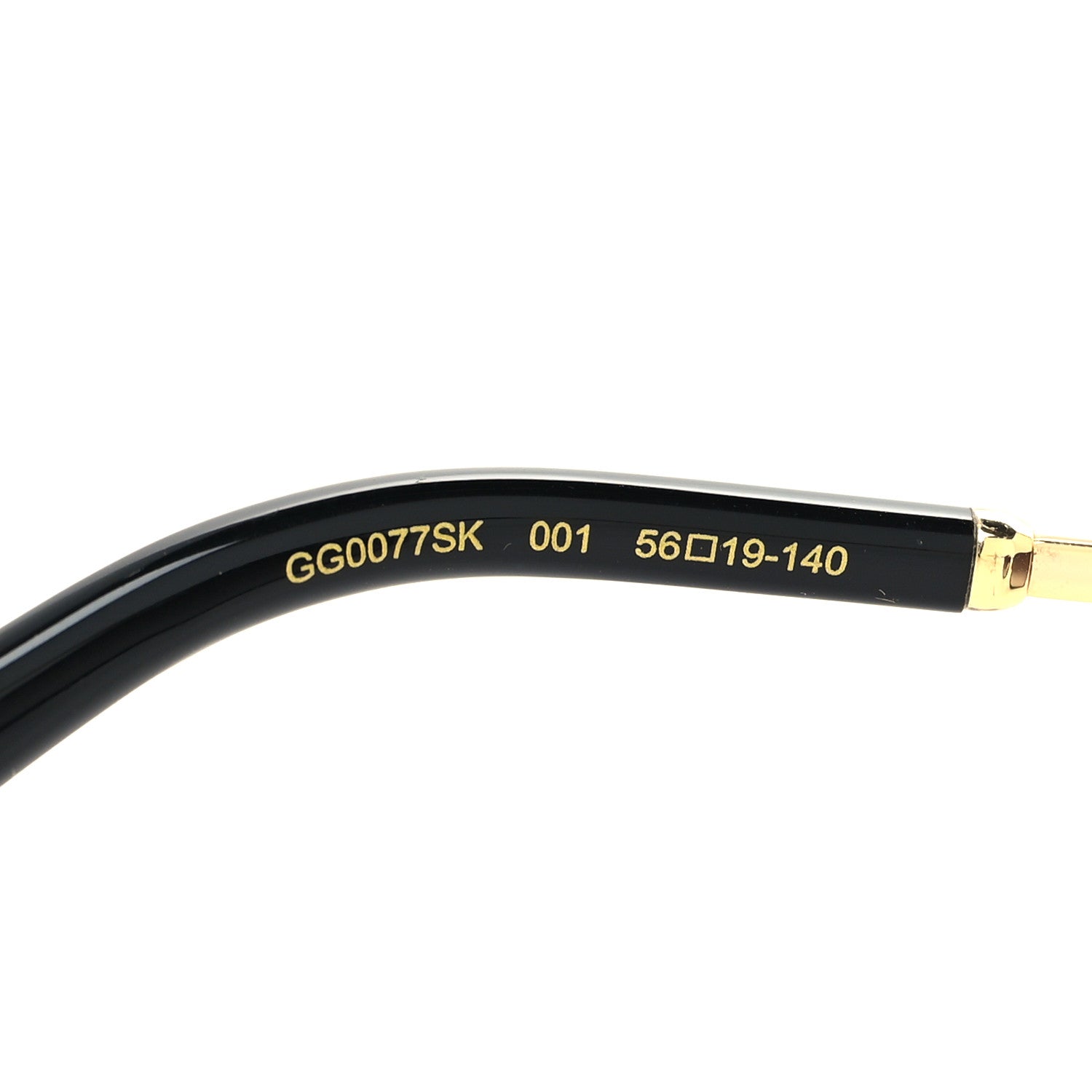 Gucci Acetate Sunglasses GG0077SK Black 6 of 7