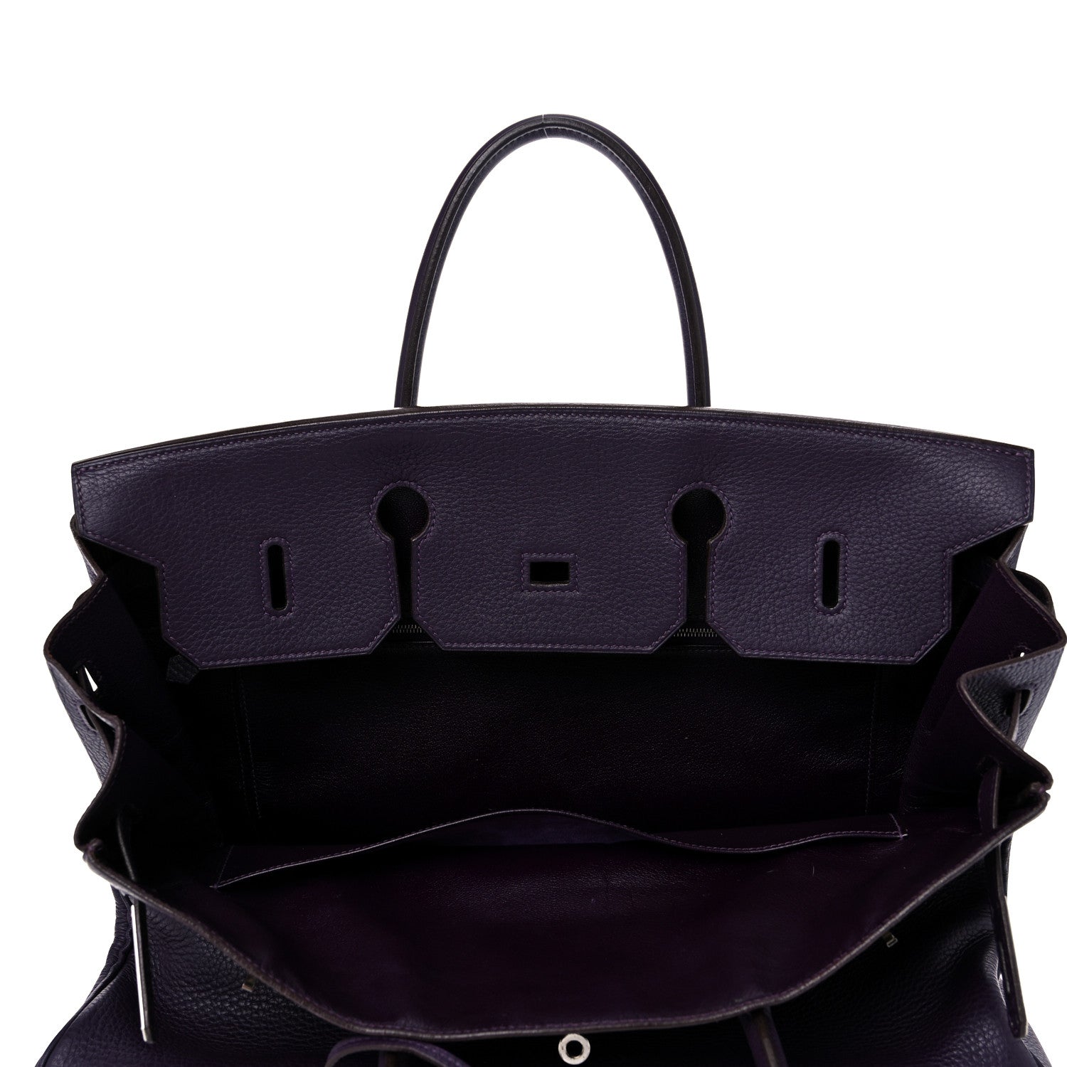 Hermes Taurillon Clemence Birkin 40 Raisin 16 of 46