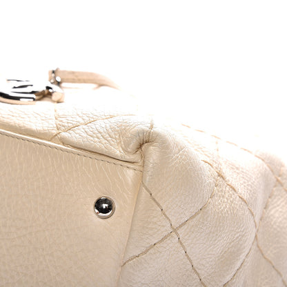 Chanel Glazed Calfskin On The Road Drawstring Tote Ivory 11 of 11