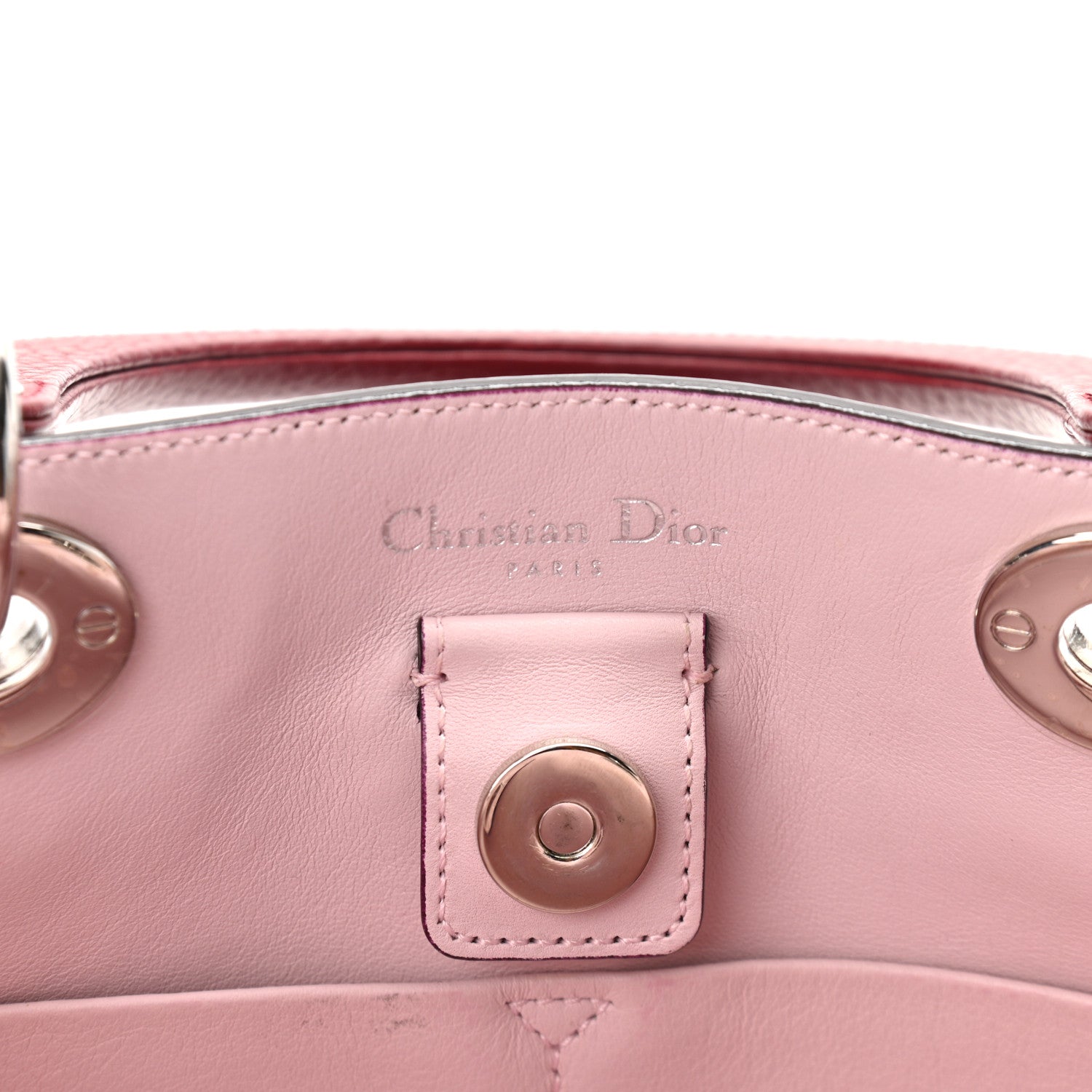 Christian Dior Bullcalf Medium Diorissimo Tote Burgundy 6 of 10