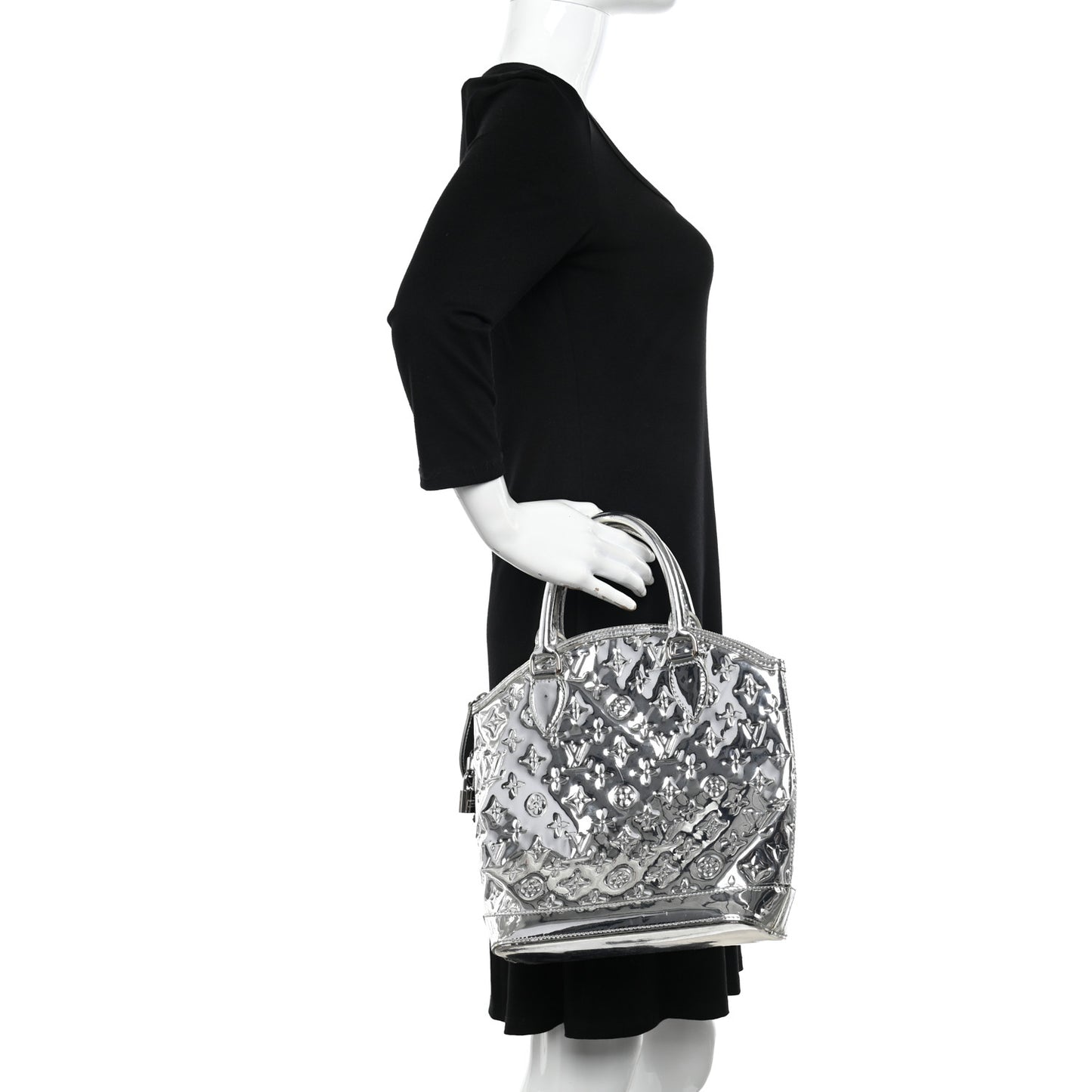 Monogram Miroir Lockit Silver