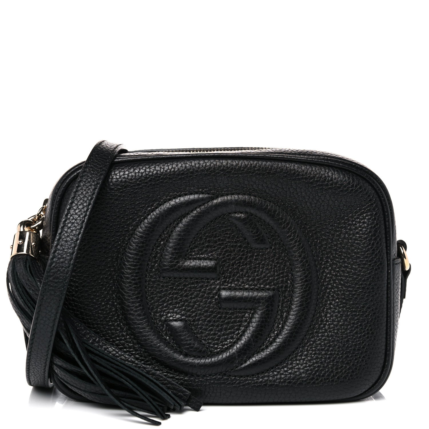Gucci Pebbled Calfskin Small Soho Disco Bag Black 1 of 11