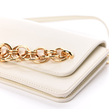 Chloe Calfskin Drew Bijou Clutch Natural White 9 of 9