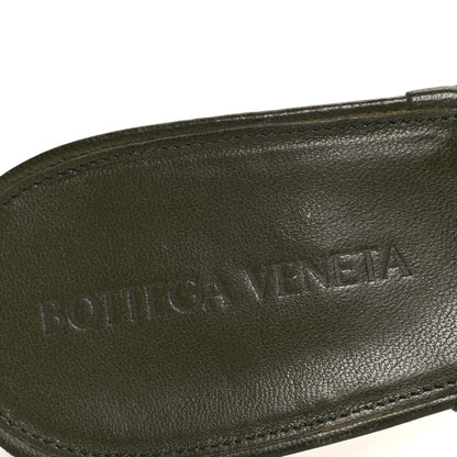 Bottega Veneta Nappa Quilted Rubber Lido Mule Sandals 39 Khaki 9 of 11