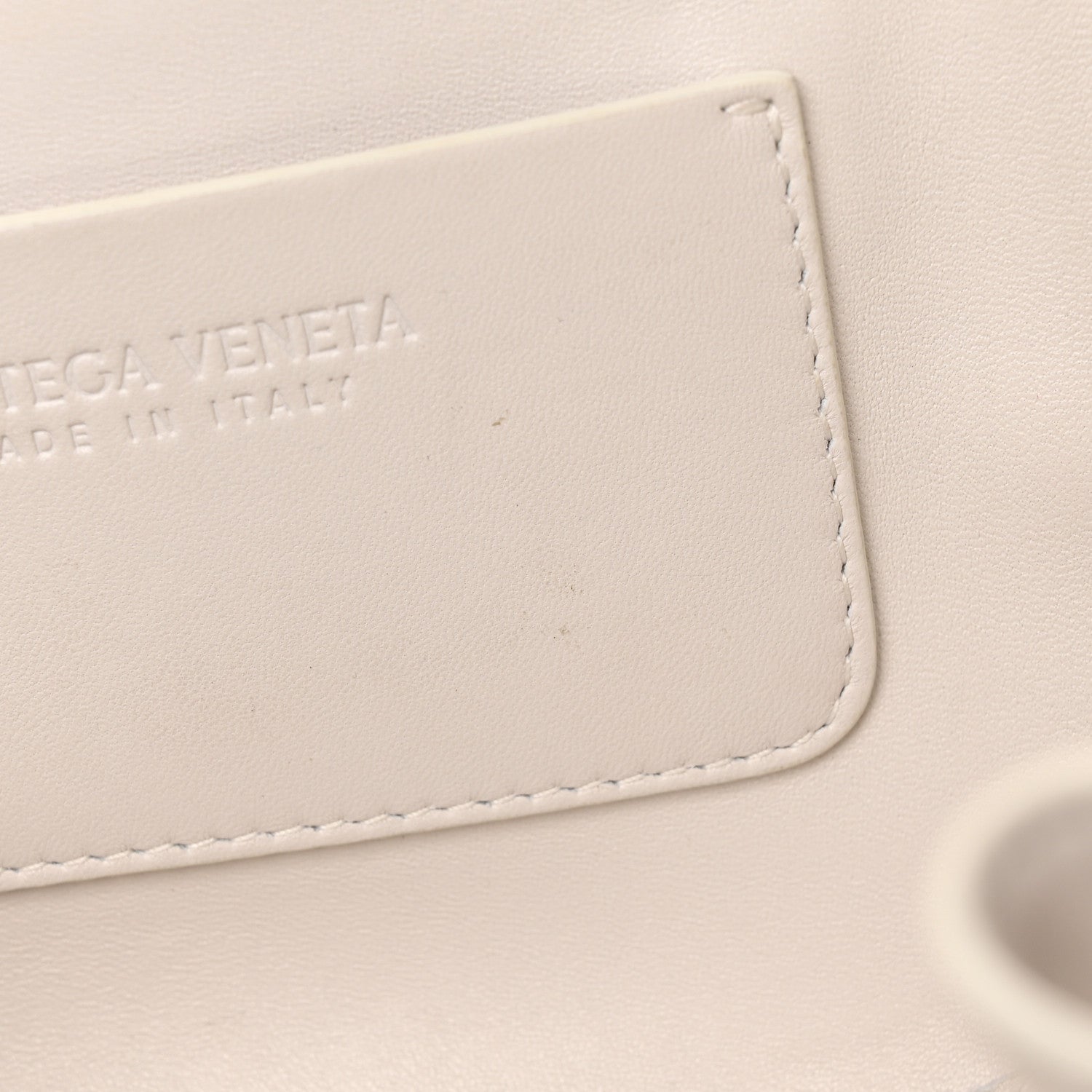 Bottega Veneta Lambskin Small Beak Triangle Flap Shoulder Bag Chalk 11 of 21