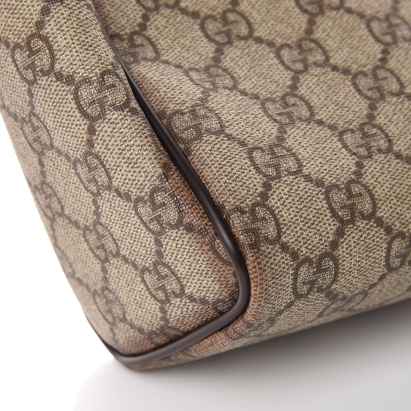GG Plus Monogram Toiletry Case Brown