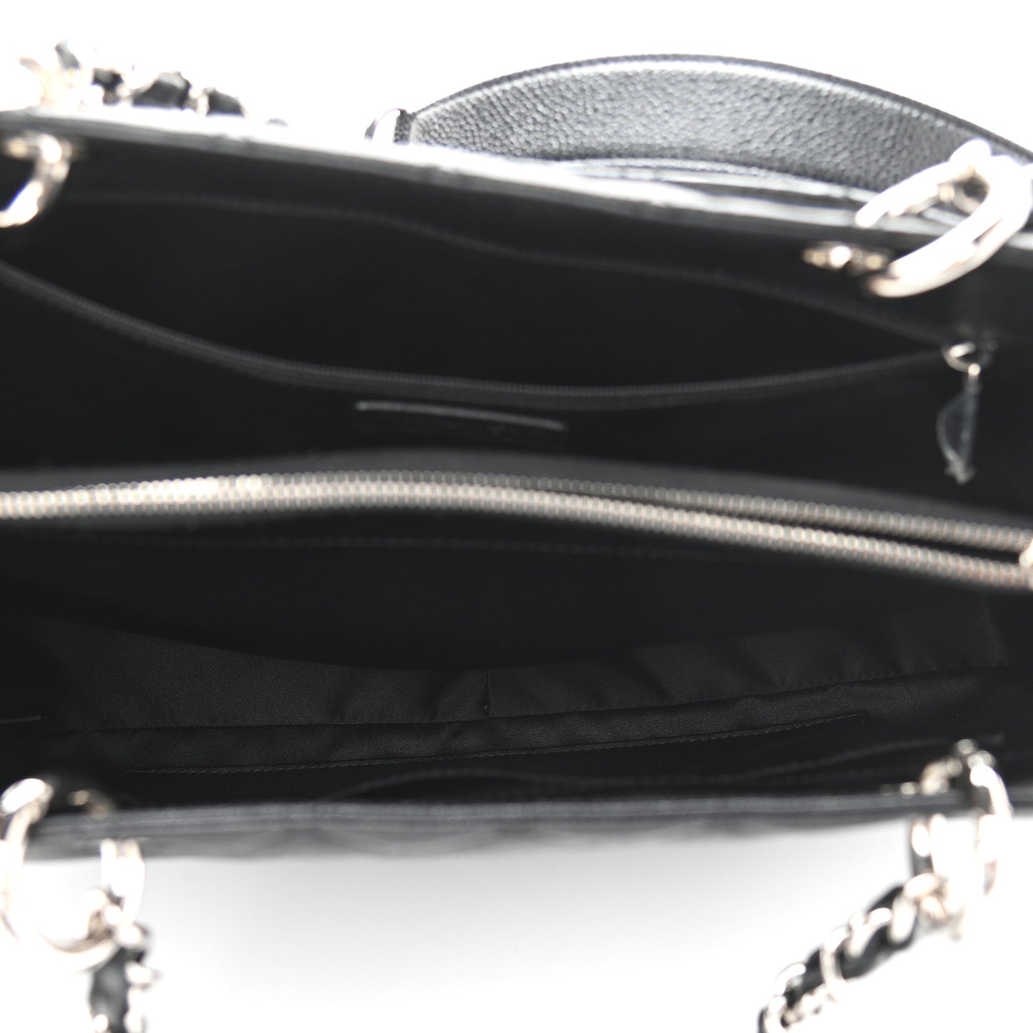 Caviar Quilted Grand Shopping Tote GST Black