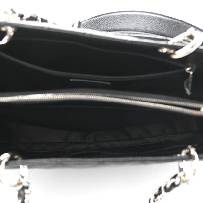 Chanel Caviar Quilted Grand Shopping Tote GST Black 5 of 10